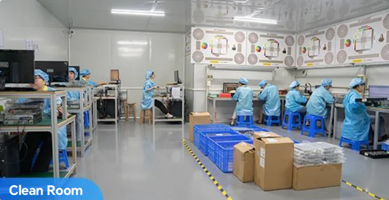 MOYA 攝影機無塵室生產線